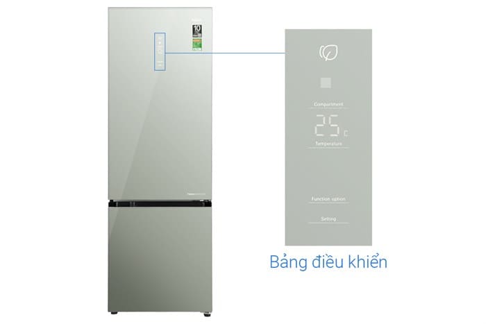 Tủ lạnh Aqua Inverter 324 lít AQR-B380MA(GM)